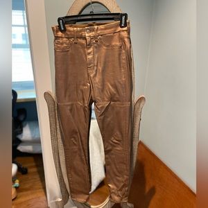 Bronze skinny 7 for all mankind jeans. Worn once